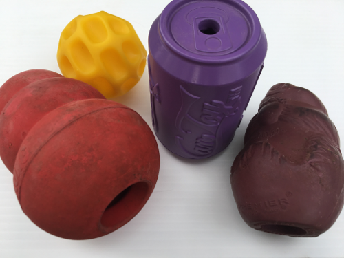 assortment of treat stuffed toys